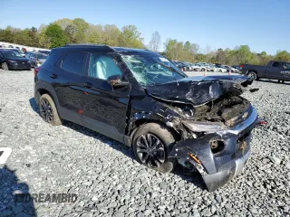 2021 Chevrolet TrailBlazer LT with VIN KL79MPSL2MB143132, listed as a Copart auction lot 52251455 with 47,480 mi miles and Salvage Title. Bid and sale history available at carsss.com. Image 4.