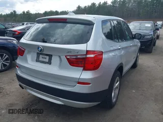2012 BMW X3 28i with VIN 5UXWX5C55CL728988, listed as a IAAI auction lot 42050354 with 218,637 mi miles and . Bid and sale history available at DreamBid. Image 4.
