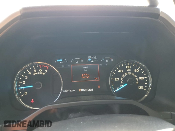2016 Ford F-150 XLT with VIN 1FTFX1EG9GFC03929, listed as a Copart auction lot 52103325 with 89,418 mi miles and Salvage Title. Bid and sale history available at carsss.com. Image 9.