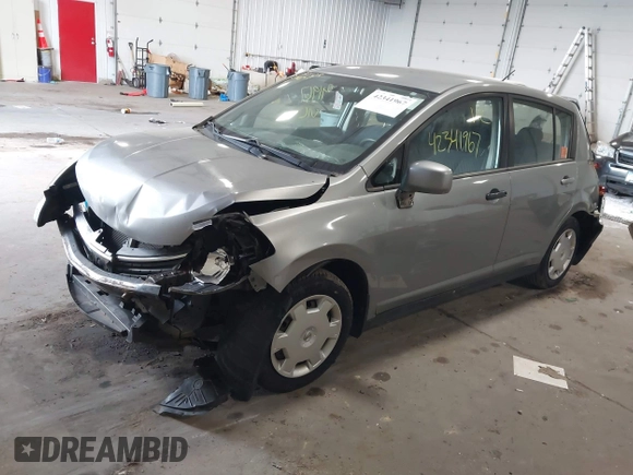 2009 Nissan Versa S with VIN 3N1BC13E59L498891, listed as a IAAI auction lot 42341967 with 156,007 mi miles and . Bid and sale history available at DreamBid. Image 2.
