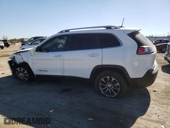 2020 Jeep Cherokee Latitude Plus with VIN 1C4PJLLBXLD620586, listed as a Copart auction lot 75243874 with 98,319 mi miles and Salvage title. Bid and sale history available at DreamBid. Image 2.