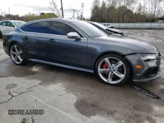 2015 Audi RS 7 z VIN WUAW2CFC5FN900592, wystawiony jako Copart lot #49462463 z przebiegiem 74 694 mil mil oraz . Historia ofert i sprzedaży dostępna na DreamBid. Obrazek 4.