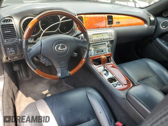 2006 Lexus SC 430 with VIN JTHFN48Y869009237, listed as a Copart auction lot 59253885 with 149,087 mi miles and Salvage title. Bid and sale history available at DreamBid. Image 8.