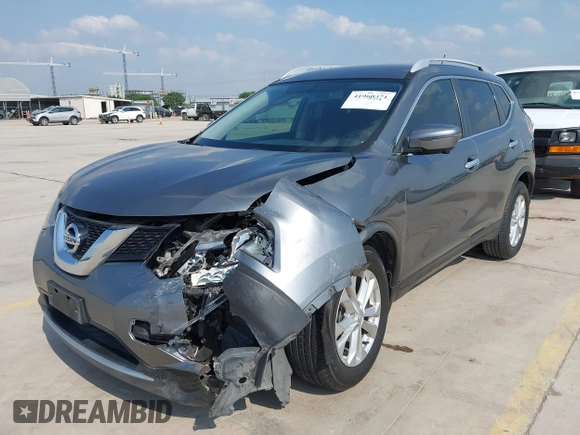 2016 Nissan Rogue S with VIN JN8AT2MT2GW025523, listed as a IAAI auction lot 41960371 with 73,965 mi miles and . Bid and sale history available at DreamBid. Image 17.