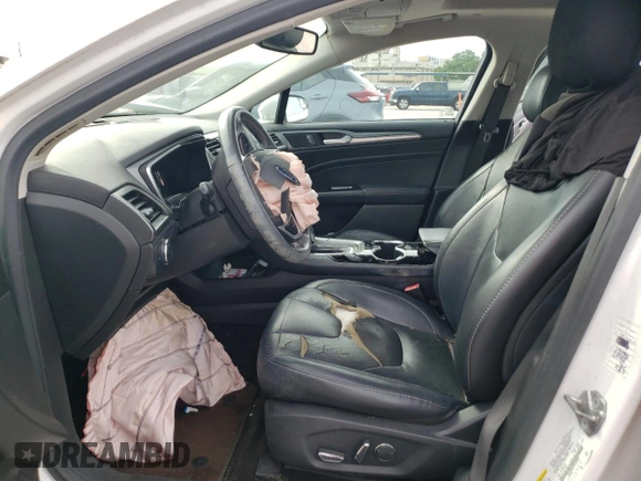 2014 Ford Fusion Titanium Hybrid with VIN 3FA6P0RU7ER333062, listed as a Copart auction lot 53961035 with 160,898 mi miles and Salvage Title. Bid and sale history available at carsss.com. Image 7.