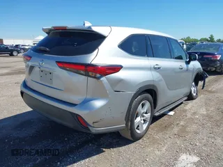 2020 Toyota Highlander L with VIN 5TDCZRAH5LS018796, listed as a IAAI auction lot 42219741 with 163,948 mi miles and . Bid and sale history available at DreamBid. Image 4.