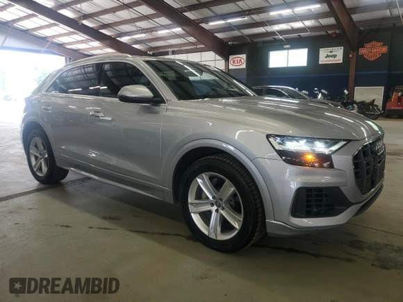 2019 Audi Q8 Premium z VIN WA1AVAF12KD030389, wystawiony jako Copart lot #60860675 z przebiegiem 118 306 mil mil oraz Czysty tytuł • Clean title. Historia ofert i sprzedaży dostępna na DreamBid. Obrazek 4.