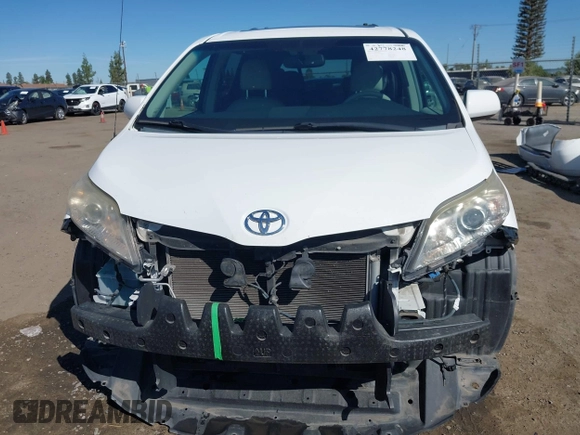 2012 Toyota Sienna XLE AAS with VIN 5TDYK3DC6CS240285, listed as a IAAI auction lot 42778248 with 122,091 mi miles and . Bid and sale history available at DreamBid. Image 13.