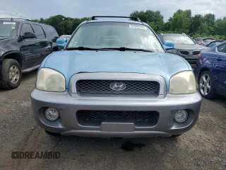 2003 Hyundai Santa Fe GLS with VIN KM8SC73D53U542081, listed as a Copart auction lot 62995765 with 154,187 mi miles and Salvage title. Bid and sale history available at DreamBid. Image 5.