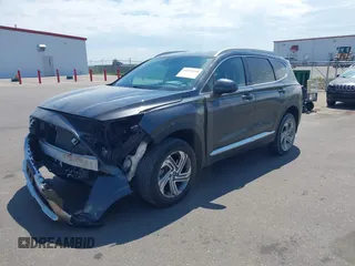 2022 Hyundai Santa Fe SEL z VIN 5NMS2DAJ2NH388129, wystawiony jako IAAI lot #42254168 z przebiegiem 46 780 mil mil oraz . Historia ofert i sprzedaży dostępna na DreamBid. Obrazek 2.