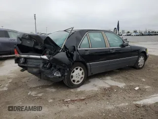 1995 Mercedes-Benz S 320 with VIN WDBGA32E5SA274778, listed as a Copart auction lot 45676305 with 102,942 mi miles and Salvage Title. Bid and sale history available at DreamBid. Image 3.