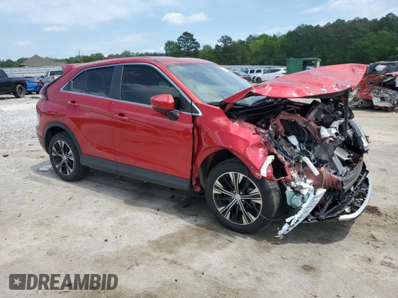 2022 Mitsubishi Eclipse Cross SE with VIN JA4ATWAA3NZ047686, listed as a Copart auction lot 54837755 with 32,922 mi miles and Salvage title. Bid and sale history available at DreamBid. Image 4.