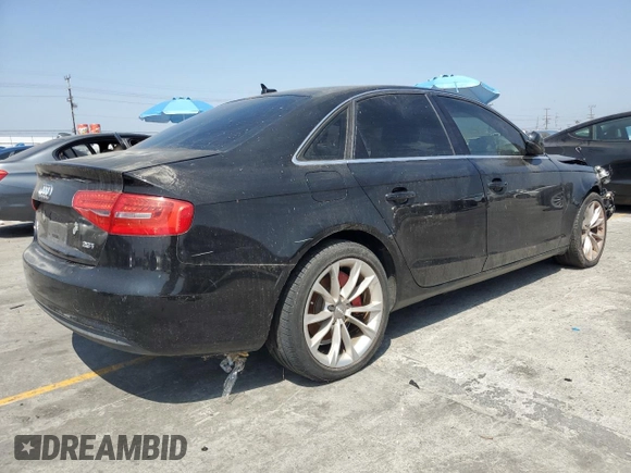 2013 Audi A4 Premium Plus with VIN WAUEFAFL8DA168977, listed as a Copart auction lot 62773825 with 115,009 mi miles and Clean title. Bid and sale history available at DreamBid. Image 3.