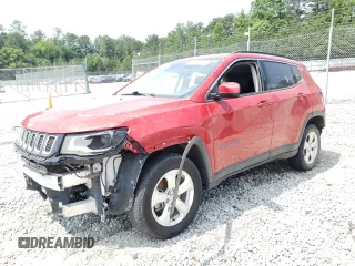 2018 Jeep Compass Latitude с VIN 3C4NJDBB6JT173390, выставлен на аукционе Copart как лот 58591645 с пробегом 78 662 миль миль и Чистый • Clean title. История ставок и продаж доступна на DreamBid. Изображение 1.