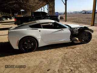 2019 Chevrolet Corvette 1LT with VIN 1G1YB2D75K5100805, listed as a Copart auction lot 51182435 with 59,512 mi miles and Salvage title. Bid and sale history available at DreamBid. Image 3.