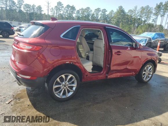 2016 Lincoln MKC Select z VIN 5LMCJ2C95GUJ30254, wystawiony jako Copart lot #43331385 z przebiegiem 55 031 mil mil oraz Szkoda całkowita • Salvage title. Historia ofert i sprzedaży dostępna na DreamBid. Obrazek 3.