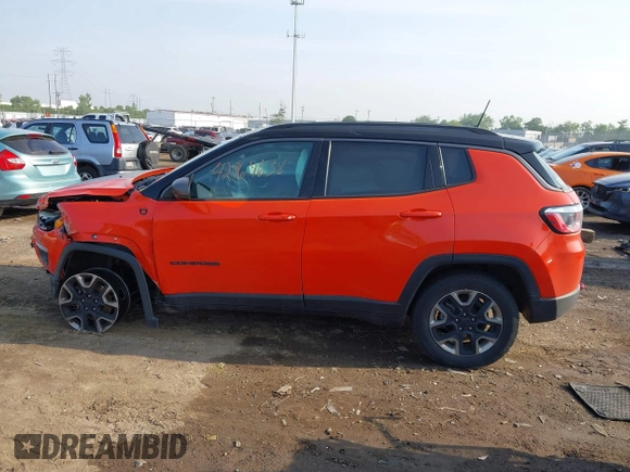 2018 Jeep Compass Trailhawk with VIN 3C4NJDDBXJT212723, listed as a IAAI auction lot 42469638 with 108,000 mi miles and . Bid and sale history available at DreamBid. Image 14.