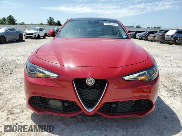 2018 Alfa Romeo Giulia Ti Sport with VIN ZARFAECN7J7589588, listed as a Copart auction lot 48062563 with 65,303 mi miles. Bid and sale history available at carsss.com. Image 5.