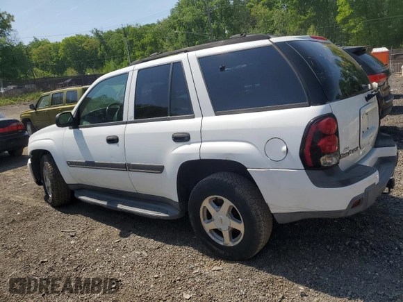 2002 Chevrolet TrailBlazer LTZ with VIN 1GNDT13S622444350, listed as a Copart auction lot 55447015 with 162,893 mi miles and Salvage Title. Bid and sale history available at DreamBid. Image 2.