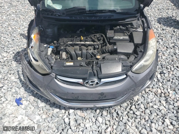 2011 Hyundai Elantra GLS PZEV with VIN 5NPDH4AEXBH046565, listed as a Copart auction lot 51740895 with 171,059 mi miles and Salvage Title. Bid and sale history available at carsss.com. Image 11.