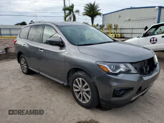 2018 Nissan Pathfinder SL with VIN 5N1DR2MN3JC636447, listed as a Copart auction lot 80067074 with 124,556 mi miles and Non Repairable. Bid and sale history available at carsss.com. Image 4.