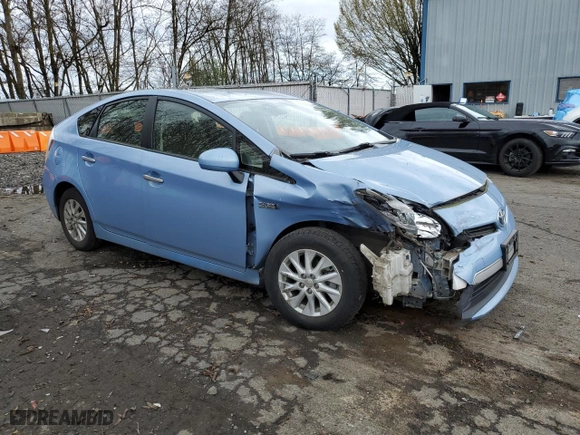 2014 Toyota Prius Plug-In with VIN JTDKN3DP7E3049348, listed as a Copart auction lot 50958045 with 79,610 mi miles and Salvage Title. Bid and sale history available at carsss.com. Image 4.