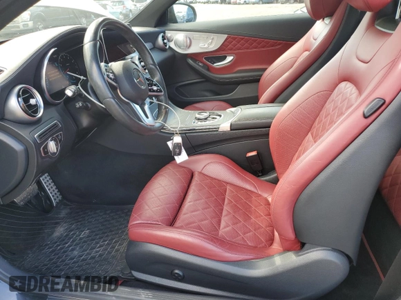 2020 Mercedes-Benz C 300 with VIN W1KWJ8EB8LF989138, listed as a Copart auction lot 67911614 with 38,389 mi miles and Salvage title. Bid and sale history available at DreamBid. Image 7.