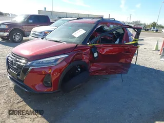 2024 Nissan Kicks SR with VIN 3N1CP5DV9RL529929, listed as a IAAI auction lot 41211464 with 7,695 mi miles and . Bid and sale history available at carsss.com. Image 18.