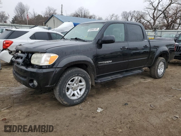 2006 Toyota Tundra Limited with VIN 5TBDT48176S511927, listed as a Copart auction lot 44046135 with 174,125 mi miles and Salvage Title. Bid and sale history available at DreamBid. Image 1.