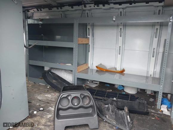 2019 GMC Savana Cargo Van with VIN 1GTW7AFG0K1187642, listed as a IAAI auction lot 41505063 with 103,846 mi miles. Bid and sale history available at carsss.com. Image 8.