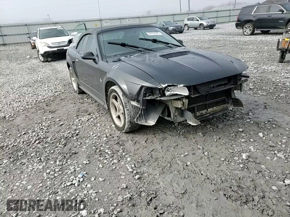 2001 Ford Mustang Deluxe with VIN 1FAFP444X1F212256, listed as a Copart auction lot 50162345 with 157,638 mi miles and Salvage Title. Bid and sale history available at carsss.com. Image 10.