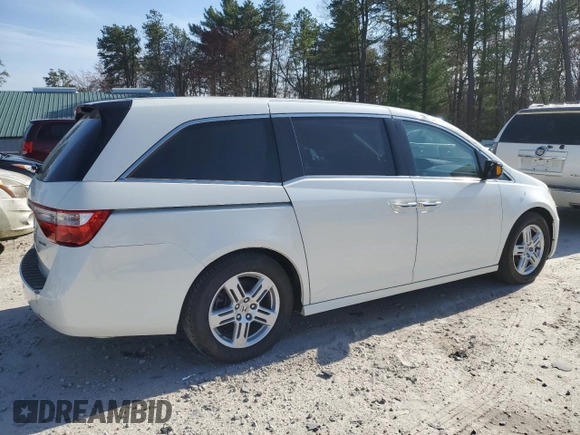 2012 Honda Odyssey Touring with VIN 5FNRL5H96CB144690, listed as a Copart auction lot 54192925 with 44,030 mi miles and Clean Title. Bid and sale history available at carsss.com. Image 3.