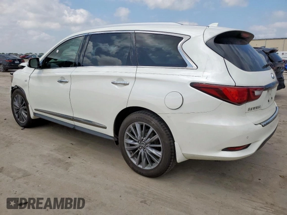 2020 Infiniti QX60 Luxe with VIN 5N1DL0MN4LC534728, listed as a Copart auction lot 59395795 with 88,188 mi miles and Salvage title. Bid and sale history available at DreamBid. Image 2.