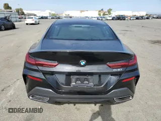 2020 BMW 8 Series 840i with VIN WBAGV2C04LCE26333, listed as a Copart auction lot 66553854 with 54,301 mi miles and Salvage Title. Bid and sale history available at carsss.com. Image 6.