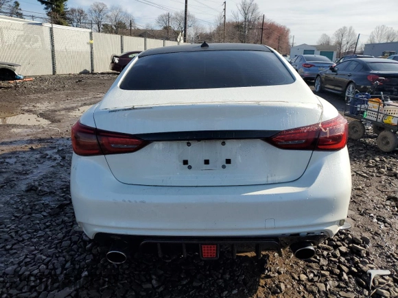 2019 Infiniti Q50 Luxe с VIN JN1EV7AR7KM550212, выставлен на аукционе Copart как лот 49978185 с пробегом 57 139 миль миль и Списание • Salvage title. История ставок и продаж доступна на DreamBid. Изображение 6.