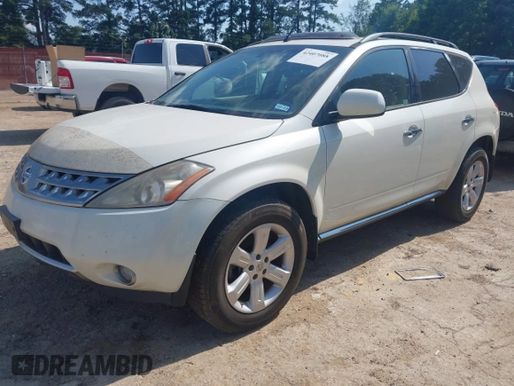 2007 Nissan Murano SE with VIN JN8AZ08W67W619605, listed as a IAAI auction lot 42407088 with 191,508 mi miles and . Bid and sale history available at DreamBid. Image 2.