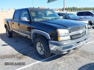 2003 Chevrolet Silverado 1500HD LS with VIN 1GCGK13U63F189039, listed as a IAAI auction lot 41335769 with 75,157 mi miles and . Bid and sale history available at DreamBid. Image 1.