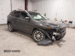 2020 Jeep Cherokee Latitude Plus with VIN 1C4PJMLB0LD533446, listed as a IAAI auction lot 40967470 with 56,748 mi miles. Bid and sale history available at carsss.com. Image 1.