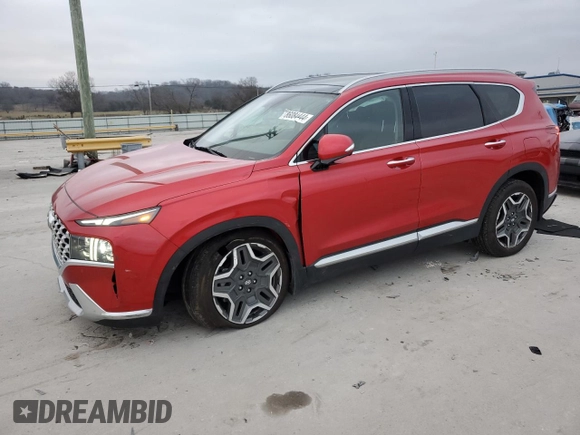 2023 Hyundai Santa Fe Hybrid Limited with VIN 5NMS5DA11PH003637, listed as a Copart auction lot 86084444 with 20,056 mi miles and Salvage Title. Bid and sale history available at carsss.com. Image 1.