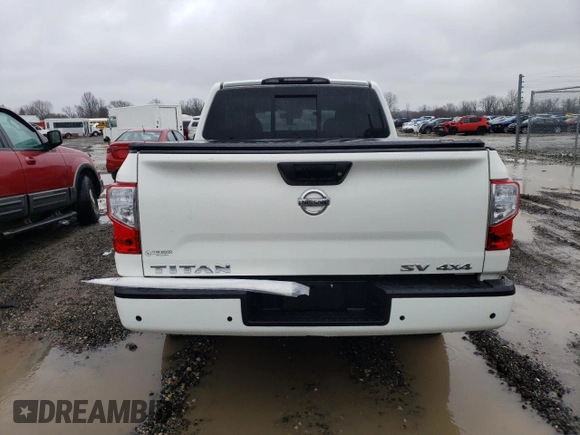 2021 Nissan Titan S with VIN 1N6AA1EC2MN529675, listed as a Copart auction lot 86612844 with 56,597 mi miles and Salvage title. Bid and sale history available at DreamBid. Image 6.
