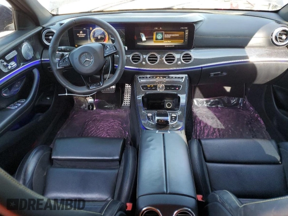2018 Mercedes-Benz E-Class AMG E 63 S with VIN WDDZF8KB8JA201195, listed as a Copart auction lot 81191664 with 60,004 mi miles and Salvage Title. Bid and sale history available at carsss.com. Image 8.