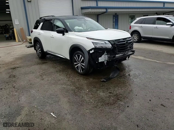2024 Nissan Pathfinder Platinum with VIN 5N1DR3DH2RC279760, listed as a Copart auction lot 74944464 with 5,293 mi miles and Salvage Title. Bid and sale history available at carsss.com. Image 15.