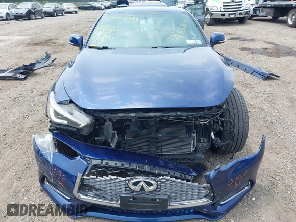 2017 Infiniti Q60 Premium with VIN JN1EV7EL7HM552511, listed as a IAAI auction lot 42558644 with 92,565 mi miles and . Bid and sale history available at DreamBid. Image 12.