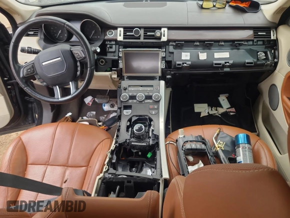 2015 Land Rover Range Rover Evoque Prestige with VIN SALVV2BG7FH965907, listed as a Copart auction lot 72554044 with Not provided miles and Salvage title. Bid and sale history available at DreamBid. Image 8.