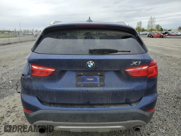 2016 BMW X1 xDrive28i with VIN WBXHT3C33G5E49242, listed as a Copart auction lot 51947625 with 105,538 mi miles and Salvage Title. Bid and sale history available at carsss.com. Image 6.