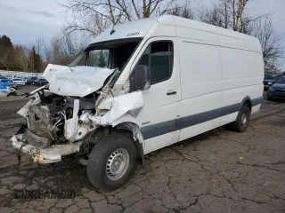 2015 Mercedes-Benz Sprinter Cargo EXT with VIN WD3PE8DC5F5947334, listed as a Copart auction lot 46266855 with Not Provided miles and Clean Title. Bid and sale history available at carsss.com. Image 1.