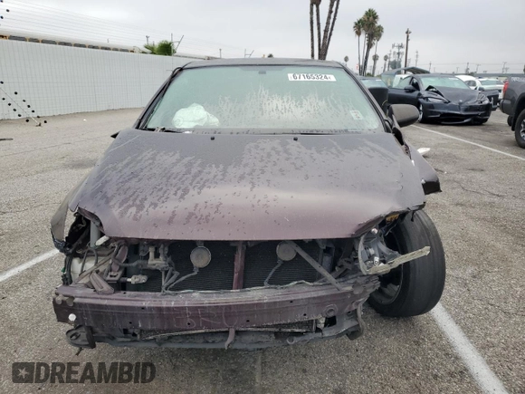 2008 Scion tC Spec with VIN JTKDE167380255713, listed as a Copart auction lot 67165324 with 0 mi miles and Salvage Title. Bid and sale history available at carsss.com. Image 5.