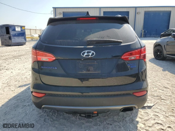 2016 Hyundai Santa Fe Sport with VIN 5XYZUDLB9GG320146, listed as a Copart auction lot 75453114 with 130,382 mi miles and Salvage Title. Bid and sale history available at carsss.com. Image 6.