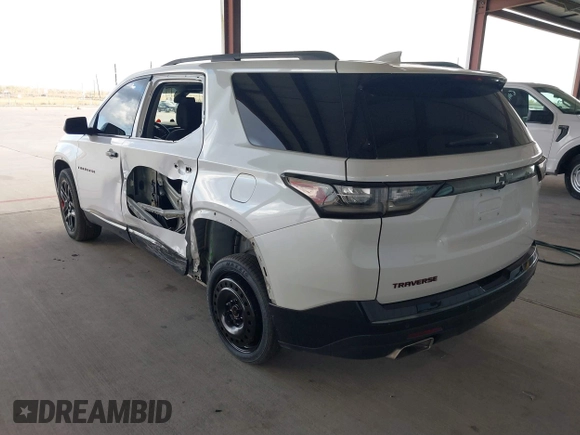 2021 Chevrolet Traverse Premier with VIN 1GNERKKW7MJ243269, listed as a IAAI auction lot 41193852 with 66,500 mi miles. Bid and sale history available at carsss.com. Image 3.