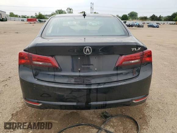 2017 Acura TLX with VIN 19UUB1F39HA004574, listed as a Copart auction lot 58844505 with 86,062 mi miles and Salvage title. Bid and sale history available at DreamBid. Image 6.